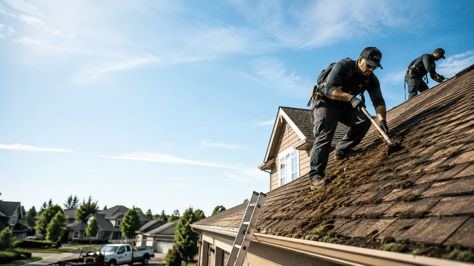 Roof Moss Removal in O Brien, TX near me